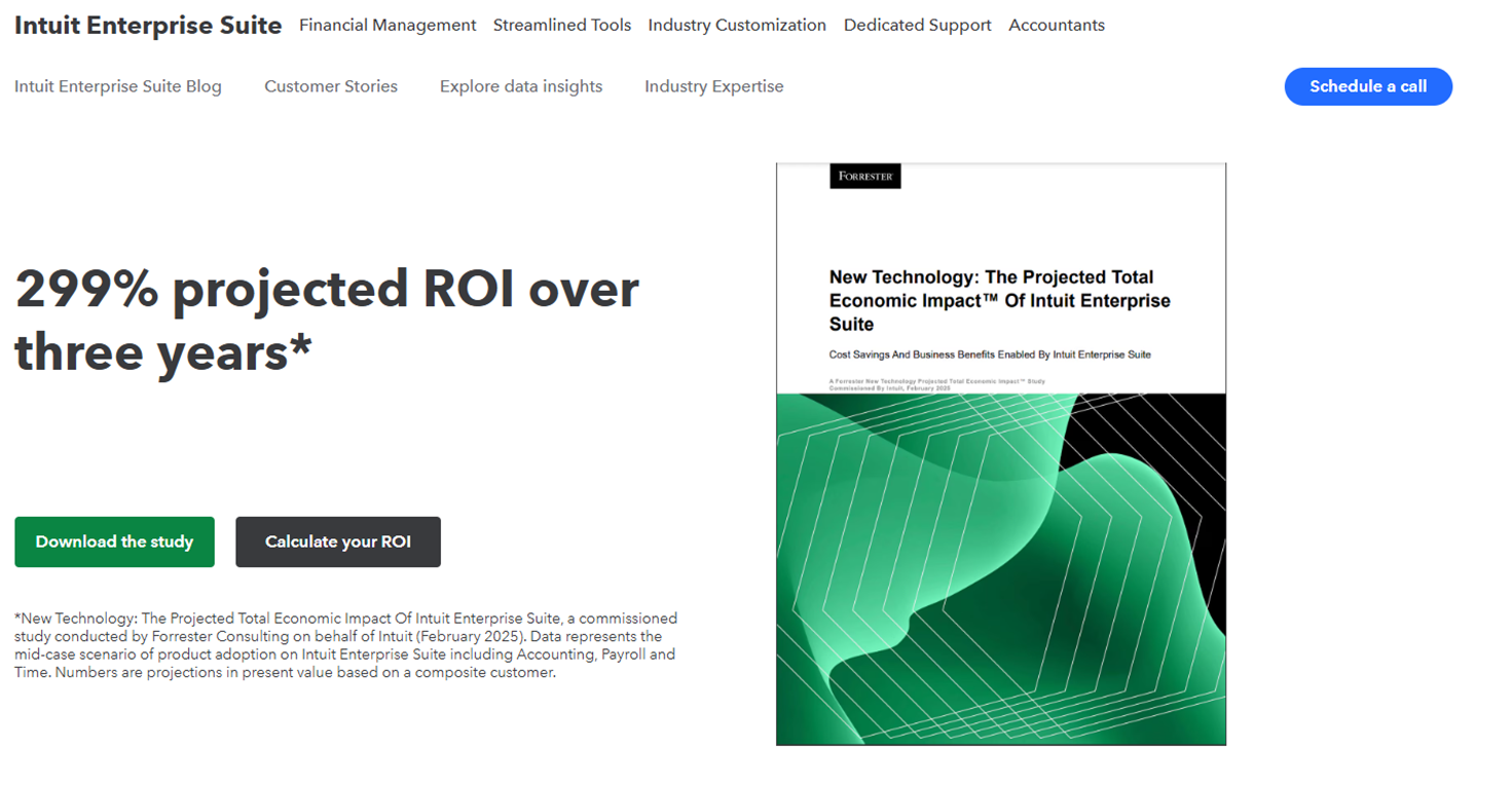 Forrester landing page execution
